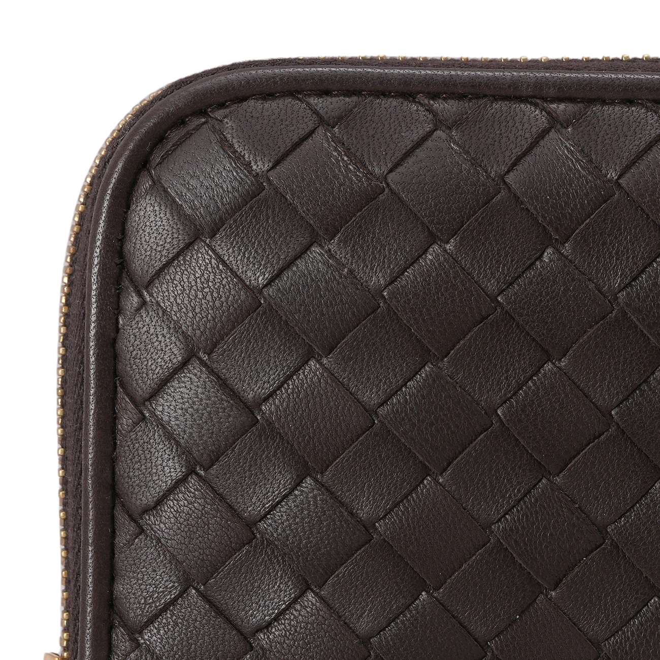 BOTTEGA VENETA(USED)보테가베네타 인트레치아토 지퍼 장지갑